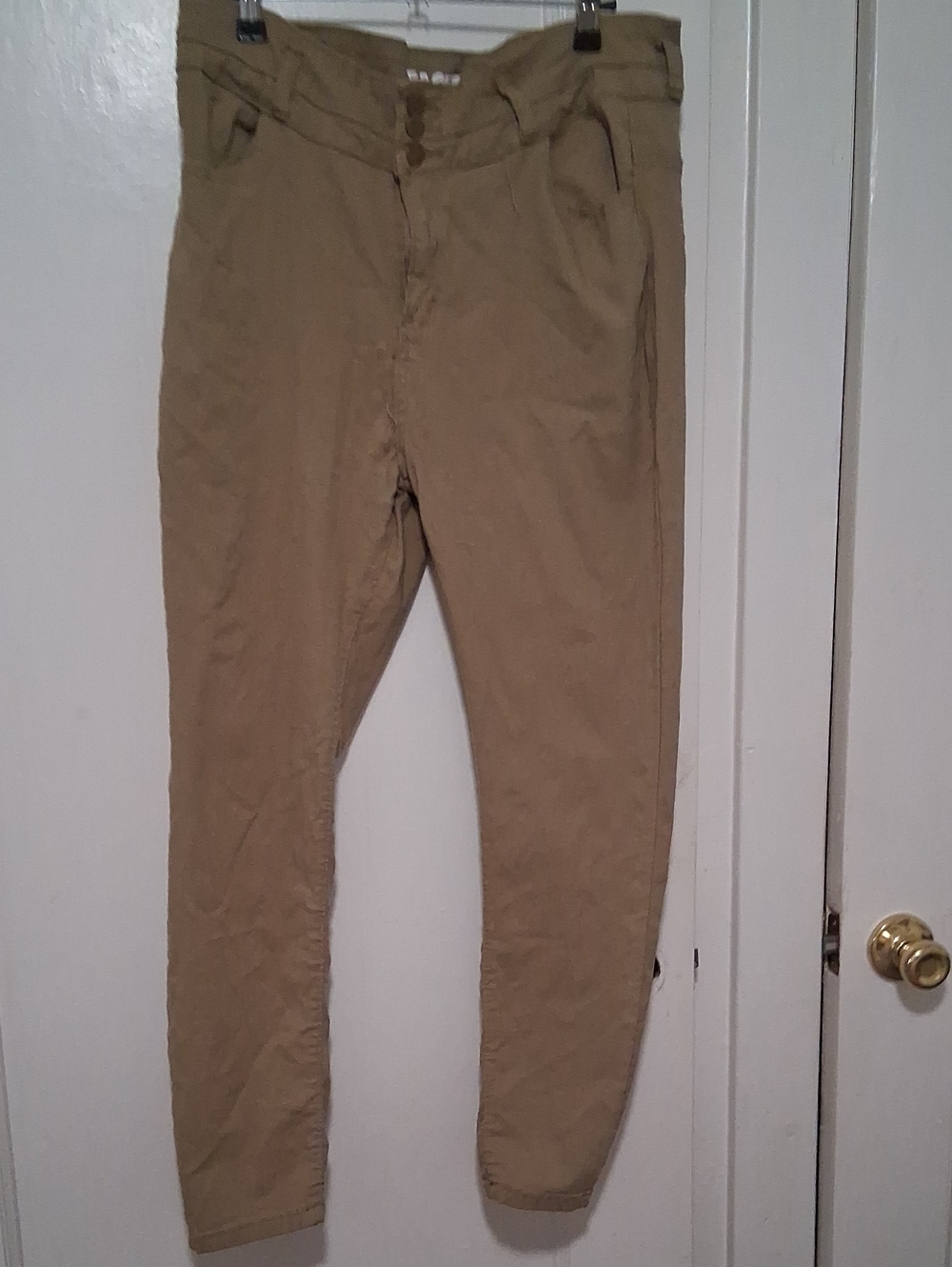 Pastels Women's Straight Leg Pants in Khaki